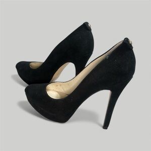 Michael Kors Black Suede Heels